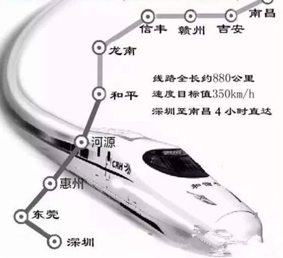 贛深高鐵最新線路圖，速度與時(shí)代的交響樂章